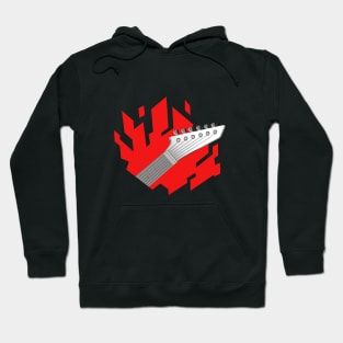 Silver guitar Hoodie